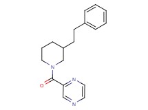 2-{[3-(2-phenylethyl)-1-piperidinyl]carbonyl}pyrazine