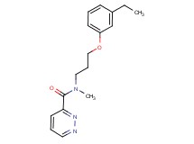 N-[3-(3-ethylphenoxy)propyl]-N-methylpyridazine-3-carboxamide