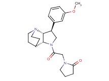 1-{2-[(3S*,3aR*,7aR*)-3-(3-methoxyphenyl)hexahydro-4,7-ethanopyrrolo[3,2-b]pyridin-1(2H)-yl]-2-oxoethyl}pyrrolidin-2-one