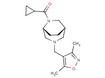 (1S*,5R*)-6-(cyclopropylcarbonyl)-3-[(3,5-dimethyl-4-isoxazolyl)methyl]-3,6-diazabicyclo[3.2.2]nonane