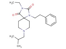 3-ethyl-8-isobutyl-1-(2-phenylethyl)-1,3,8-triazaspiro[4.5]decane-2,4-dione