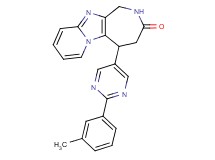 5-[2-(3-methylphenyl)pyrimidin-5-yl]-1,2,4,5-tetrahydro-3H-pyrido[1',2':1,2]imidazo[4,5-c]azepin-3-one