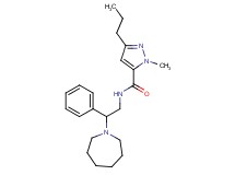 N-[2-(1-azepanyl)-2-phenylethyl]-1-methyl-3-propyl-1H-pyrazole-5-carboxamide