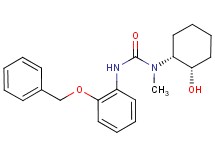 N'-[2-(benzyloxy)phenyl]-N-[(1R*,2S*)-2-hydroxycyclohexyl]-N-methylurea