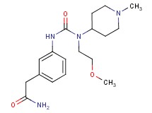 2-[3-({[(2-methoxyethyl)(1-methylpiperidin-4-yl)amino]carbonyl}amino)phenyl]acetamide