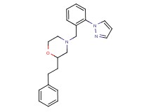 2-(2-phenylethyl)-4-[2-(1H-pyrazol-1-yl)benzyl]morpholine