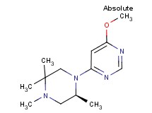 4-methoxy-6-[(2S)-2,4,5,5-tetramethylpiperazin-1-yl]pyrimidine