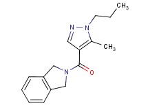 2-[(5-methyl-1-propyl-1H-pyrazol-4-yl)carbonyl]isoindoline
