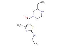 N-ethyl-5-[(3-ethylpiperazin-1-yl)carbonyl]-4-methyl-1,3-thiazol-2-amine