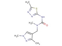 N-[(1,3-dimethyl-1H-pyrazol-4-yl)methyl]-N-methyl-N'-(5-methyl-1,3,4-thiadiazol-2-yl)urea