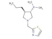 (3S*,4R*)-N,N-dimethyl-4-propyl-1-(1,3-thiazol-2-ylmethyl)-3-pyrrolidinamine