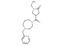 1-ethyl-4-{[4-(2-pyridinylmethyl)-1,4-diazepan-1-yl]carbonyl}-2-pyrrolidinone