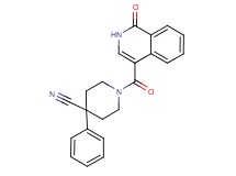1-[(1-oxo-1,2-dihydroisoquinolin-4-yl)carbonyl]-4-phenylpiperidine-4-carbonitrile