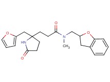 N-(2,3-dihydro-1-benzofuran-2-ylmethyl)-3-[2-(2-furylmethyl)-5-oxo-2-pyrrolidinyl]-N-methylpropanamide