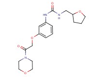 N-[3-(2-morpholin-4-yl-2-oxoethoxy)phenyl]-N'-(tetrahydrofuran-2-ylmethyl)urea