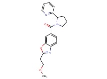 2-(2-methoxyethyl)-6-[(2-pyridin-2-ylpyrrolidin-1-yl)carbonyl]-1,3-benzoxazole