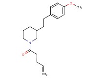 3-[2-(4-methoxyphenyl)ethyl]-1-(4-pentenoyl)piperidine
