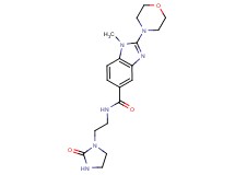 1-methyl-2-(4-morpholinyl)-N-[2-(2-oxo-1-imidazolidinyl)ethyl]-1H-benzimidazole-5-carboxamide