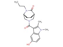 (1S*,5R*)-3-[(5-hydroxy-1,2-dimethyl-1H-indol-3-yl)carbonyl]-6-propyl-3,6-diazabicyclo[3.2.2]nonan-7-one