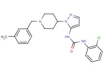 N-(2-chlorophenyl)-N'-{1-[1-(3-methylbenzyl)-4-piperidinyl]-1H-pyrazol-5-yl}urea