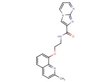 N-{2-[(2-methylquinolin-8-yl)oxy]ethyl}imidazo[1,2-a]pyrimidine-2-carboxamide