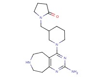 1-{[1-(2-amino-6,7,8,9-tetrahydro-5H-pyrimido[4,5-d]azepin-4-yl)-3-piperidinyl]methyl}-2-pyrrolidinone dihydrochloride