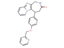 5-[4-(pyridin-2-ylmethoxy)phenyl]-1,2,4,5-tetrahydro-3H-pyrido[1',2':1,2]imidazo[4,5-c]azepin-3-one