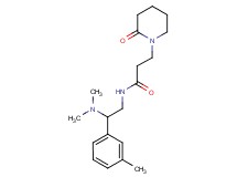 N-[2-(dimethylamino)-2-(3-methylphenyl)ethyl]-3-(2-oxopiperidin-1-yl)propanamide