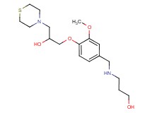3-({4-[2-hydroxy-3-(4-thiomorpholinyl)propoxy]-3-methoxybenzyl}amino)-1-propanol
