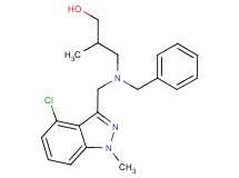3-{benzyl[(4-chloro-1-methyl-1H-indazol-3-yl)methyl]amino}-2-methylpropan-1-ol