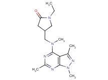 1-ethyl-4-{[methyl(1,3,6-trimethyl-1H-pyrazolo[3,4-d]pyrimidin-4-yl)amino]methyl}-2-pyrrolidinone