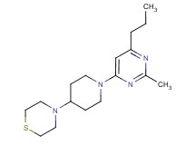 4-[1-(2-methyl-6-propylpyrimidin-4-yl)piperidin-4-yl]thiomorpholine