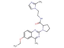 1-(6-ethoxy-4-methyl-2-quinazolinyl)-N-[2-(2-methyl-1H-imidazol-1-yl)ethyl]prolinamide