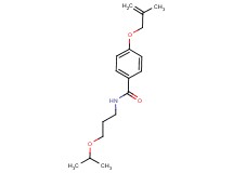 N-(3-isopropoxypropyl)-4-[(2-methylprop-2-en-1-yl)oxy]benzamide