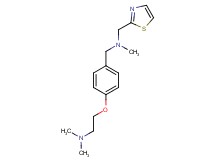N,N-dimethyl-2-(4-{[methyl(1,3-thiazol-2-ylmethyl)amino]methyl}phenoxy)ethanamine