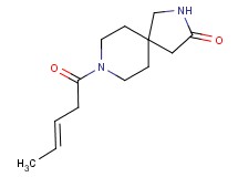 8-[(3E)-pent-3-enoyl]-2,8-diazaspiro[4.5]decan-3-one
