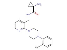1-amino-N-({2-[4-(2-methylphenyl)piperazin-1-yl]pyridin-3-yl}methyl)cyclopropanecarboxamide