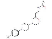 N-(2-{4-[1-(4-methylphenyl)piperidin-4-yl]morpholin-2-yl}ethyl)acetamide