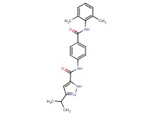 N-(4-{[(2,6-dimethylphenyl)amino]carbonyl}phenyl)-3-isopropyl-1H-pyrazole-5-carboxamide
