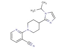 2-[4-(1-isopropyl-1H-imidazol-2-yl)-1-piperidinyl]nicotinonitrile