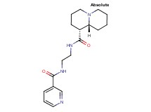 (1R,9aR)-N-{2-[(pyridin-3-ylcarbonyl)amino]ethyl}octahydro-2H-quinolizine-1-carboxamide