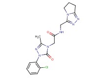 2-[1-(2-chlorophenyl)-3-methyl-5-oxo-1,5-dihydro-4H-1,2,4-triazol-4-yl]-N-(6,7-dihydro-5H-pyrrolo[2,1-c][1,2,4]triazol-3-ylmethyl)acetamide