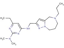 6-ethyl-N~2~,N~2~-dimethyl-N~4~-[(5-propyl-5,6,7,8-tetrahydro-4H-pyrazolo[1,5-a][1,4]diazepin-2-yl)methyl]pyrimidine-2,4-diamine