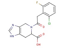 5-[(2-chloro-6-fluorophenyl)acetyl]-4,5,6,7-tetrahydro-1H-imidazo[4,5-c]pyridine-6-carboxylic acid