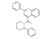 2-(4-pyridinyl)-4-{[2-(3-pyridinyl)-1-piperidinyl]carbonyl}quinoline