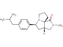 (3aS*,5S*,9aS*)-5-(4-isobutylphenyl)-2-methylhexahydro-7H-pyrrolo[3,4-g]pyrrolizin-1(2H)-one