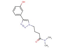 4-[4-(3-hydroxyphenyl)-1H-1,2,3-triazol-1-yl]-N,N-dimethylbutanamide