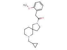 7-(cyclopropylmethyl)-2-[(2-methoxyphenyl)acetyl]-2,7-diazaspiro[4.5]decane