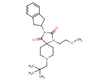 3-(2,3-dihydro-1H-inden-2-yl)-8-(2,2-dimethylpropyl)-1-(2-methoxyethyl)-1,3,8-triazaspiro[4.5]decane-2,4-dione