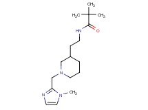 2,2-dimethyl-N-(2-{1-[(1-methyl-1H-imidazol-2-yl)methyl]piperidin-3-yl}ethyl)propanamide